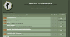 Desktop Screenshot of forum.military-paintball.cz